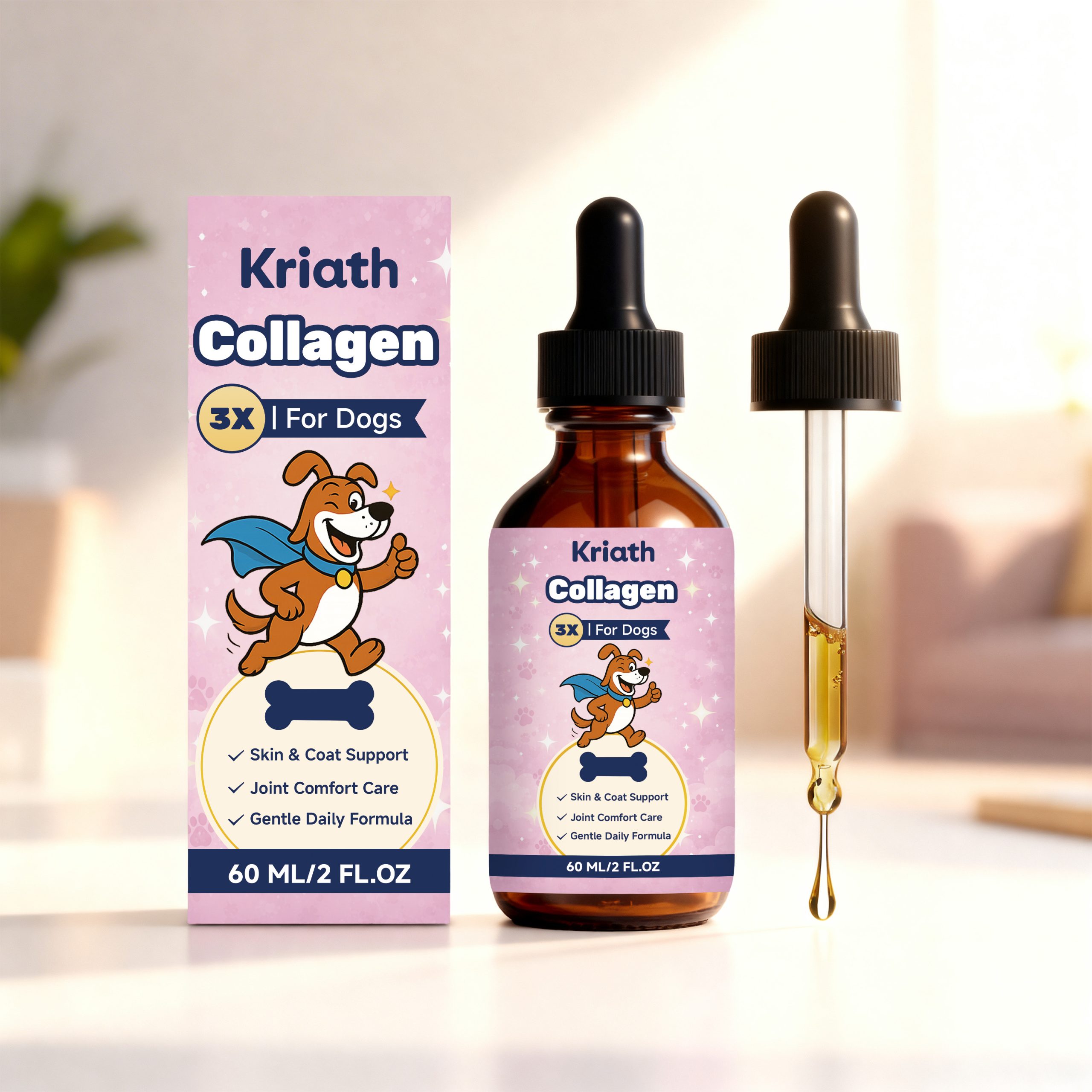 Kriath Pet Care Formula 120ml Daily Care Support - Image 2