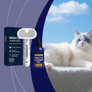 AMZ Pet Hair Cleaning Spray Set - Softening Detangling Volumizing Daily Care for Dogs and Cats