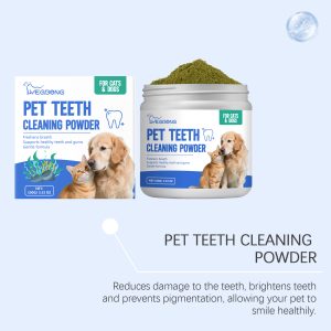 Yegbong Dental Cleaning Powder 120ml Fresh Breath and Dental Care Daily Dental Care for Dogs and Cats - SKU00002612