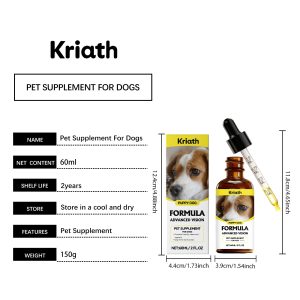 Kriath Eye Care Product 120ml Tear Stain and Eye Comfort Daily Eye Care for Dogs and Cats - SKU00005884