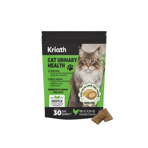 Kriath Probiotic Digestive Support Chews 150g Gut Health and Immune Support Digestive Supplement for Dogs and Cats - SKU00021647