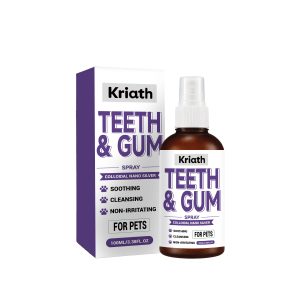 Kriath Fresh Breath Spray 120ml Fresh Breath and Dental Care Daily Dental Care for Dogs and Cats - SKU00025494