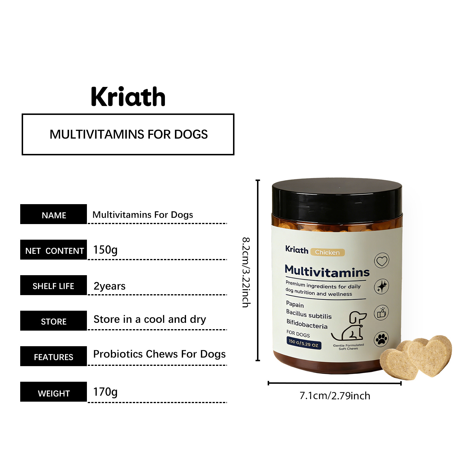 Kriath Nutritional Supplement 120ml Daily Wellness Support - Image 4