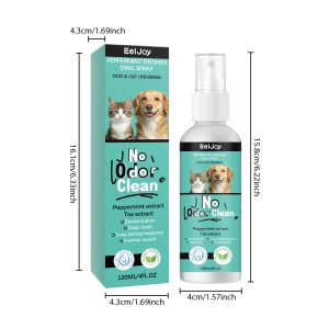 EelJoy Fresh Breath Spray 120ml Fresh Breath and Dental Care Daily Dental Care for Dogs and Cats - SKU00028468