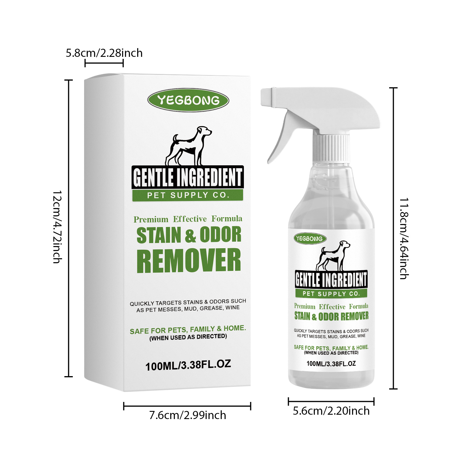 Kriath Deodorizing Spray 120ml Odor Neutralizing Support - Image 4