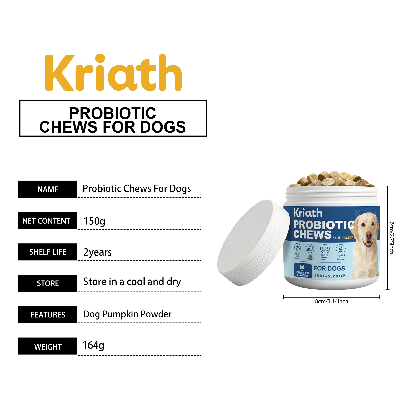 Kriath Pet Care Formula 120ml Daily Care Support - Image 5