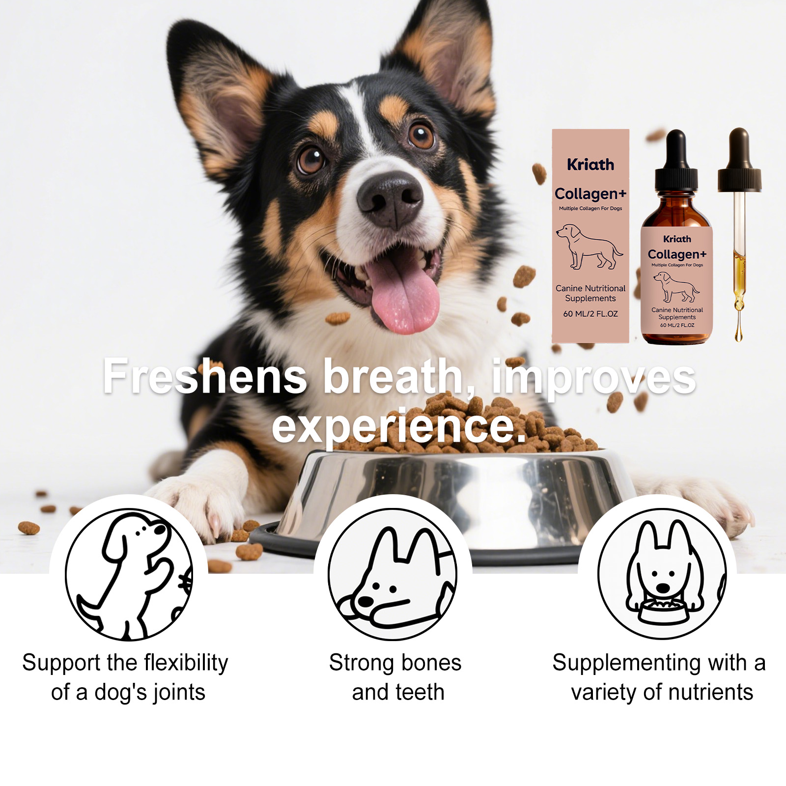 Kriath Pet Care Formula 120ml Daily Care Support - Image 5