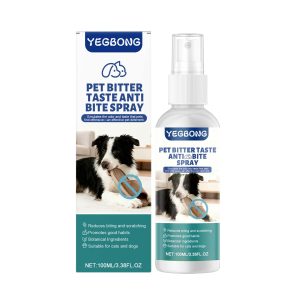 Yegbong Anti-Chew Bitter Spray 120ml Bitter No-Chew Training Furniture and Wound Protection for Dogs and Cats - SKU00002066
