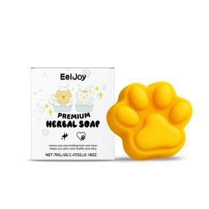 EelJoy Premium Herbal Soap 120g Flea and Tick Defense Gentle Coat and Skin Care Bar for Dogs and Cats - SKU00039446