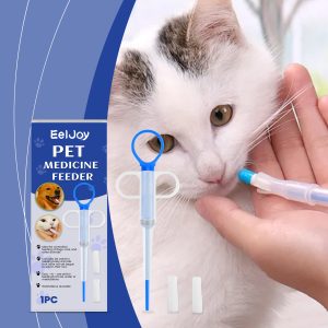 CKCU Pet Pill Feeder Syringe 120ml Leakproof Medication Feeding Safe Feeding Tool for Dogs and Cats - SKU00034339
