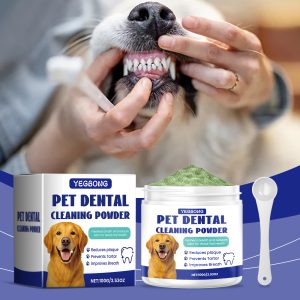 Yegbong Dental Cleaning Powder 120ml Fresh Breath & Dental Care Daily Dental Care for Dogs & Cats - SKU00034251