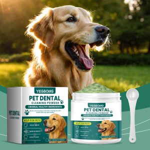 Yegbong Dental Cleaning Powder 120ml Fresh Breath & Dental Care Daily Dental Care for Dogs & Cats - SKU00032804