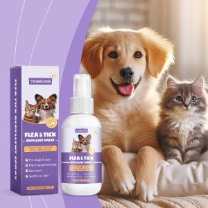 Yegbong Flea & Tick Spray 120ml Flea & Tick Defense Daily Pet Care for Dogs & Cats - SKU00027961