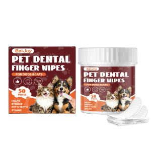 EelJoy Pet Finger Toothbrush 60pcs Dental Plaque Cleaning Oral Care Tool for Dogs and Cats - SKU00001437