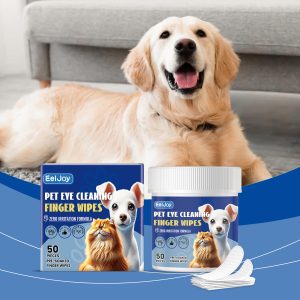 EelJoy Pet Cleaning Wipes 60pcs Tear Stain and Eye Comfort Daily Pet Care for Dogs and Cats - SKU00031252