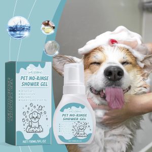 Yegbong No-Rinse Cleaning Mousse 120ml Dry Bath Deodorizing Support for Dogs and Cats - SKU00026223