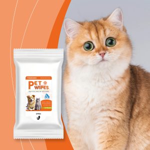 Yegbong Pet Cleaning Wipes 60pcs Tear Stain and Ear Cleaning Support for Dogs and Cats - SKU00030391