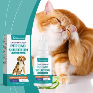 Yegbong Pet Cleaning Wipes 60pcs Tear Stain and Ear Cleaning Support for Dogs and Cats - SKU00026244