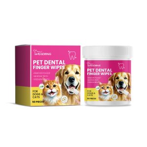 Yegbong Dental Wipes 60pcs Dental Care Support for Dogs and Cats - SKU00016975