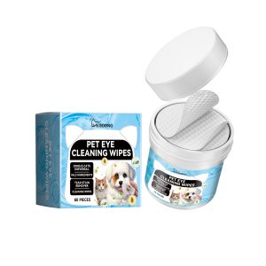 Yegbong Eye Wipes 60pcs Tear Stain Removal Support for Dogs and Cats - SKU00014366