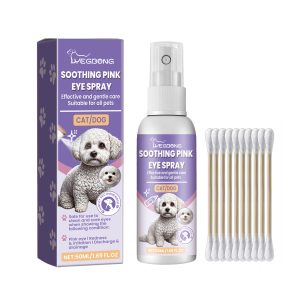 Yegbong Tear Stain Wipes 60pcs Tear Stain Removal Support for Dogs and Cats - SKU00014361