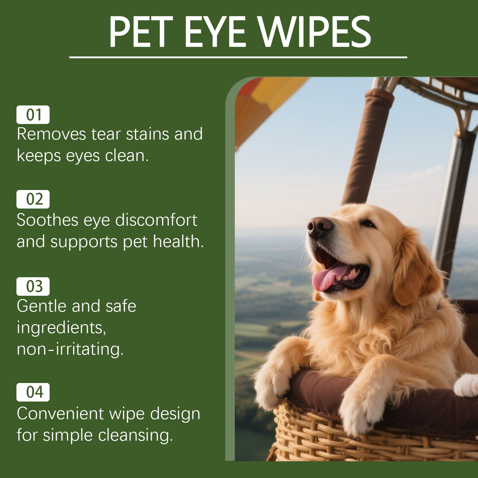 EelJoy Tear Stain Remover 120ml Tear Stain and Eye Comfort Daily Eye Care for Dogs and Cats - SKU00000966 - Image 2