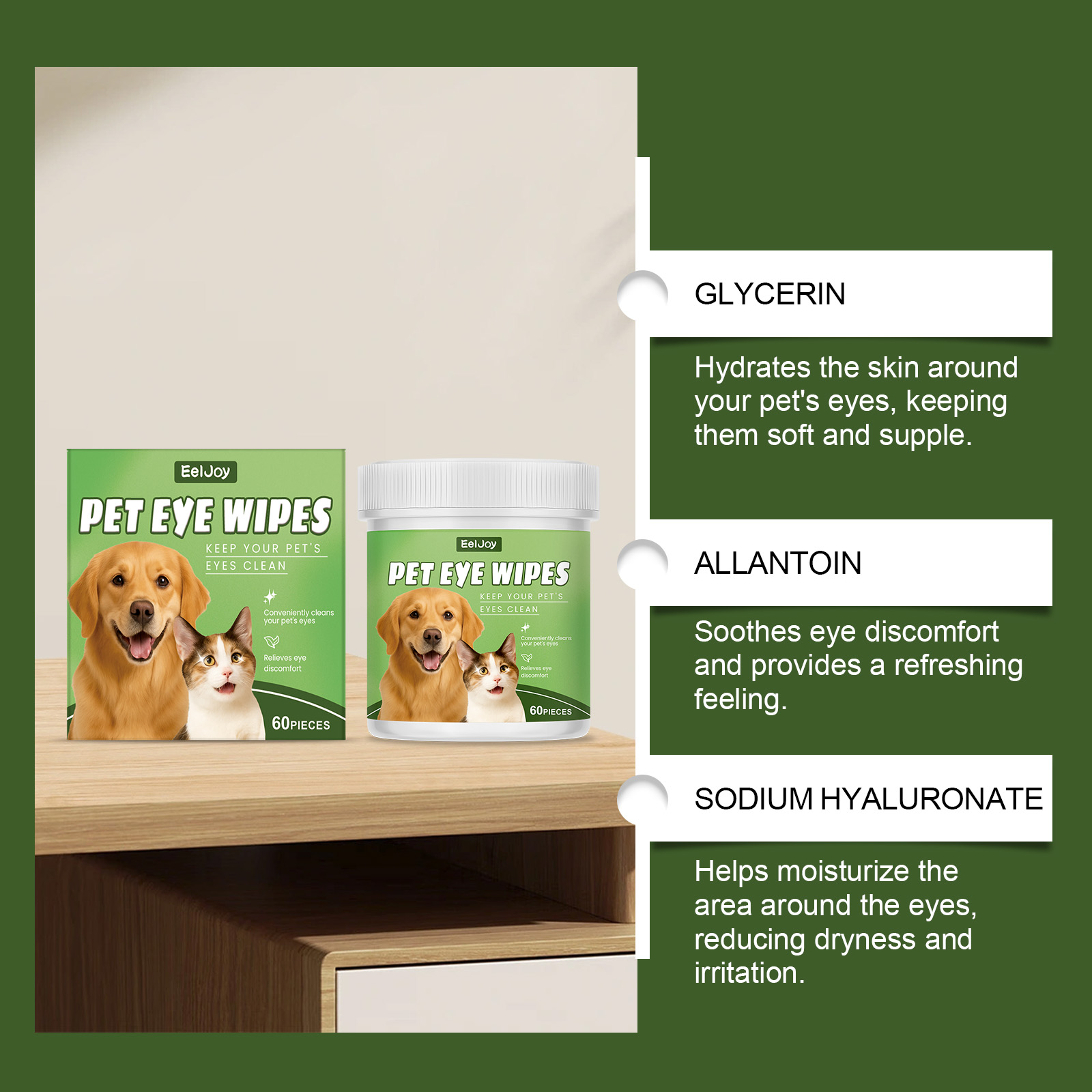 EelJoy Tear Stain Remover 120ml Tear Stain and Eye Comfort Daily Eye Care for Dogs and Cats - SKU00000966 - Image 3