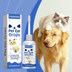 Yegbong Ear Cleaning Solution 120ml Ear Odor and Wax Control Gentle Ear Care for Dogs and Cats - SKU00002087