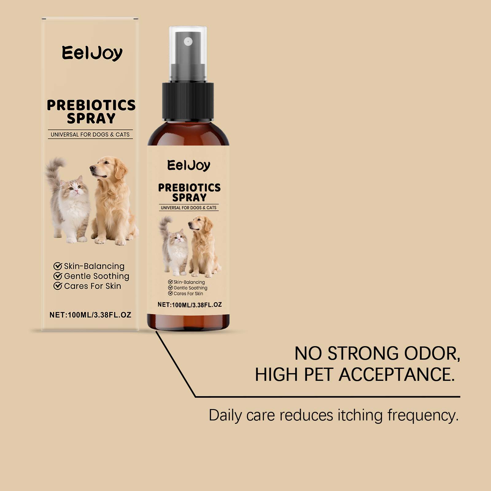 EelJoy Pet Skin Spray 100ml Itch and Scrape Relief Sensitive Skin Care for Dogs and Cats - SKU00015359 - Image 6