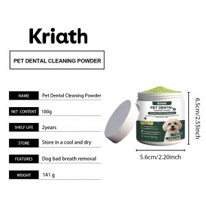 Kriath Dental Care 120ml Fresh Breath and Dental Care Daily Dental Care for Dogs and Cats - SKU00023047