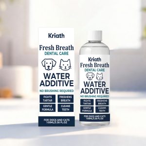 Kriath Oral Care Product 120ml Fresh Breath and Dental Care Daily Dental Care for Dogs and Cats - SKU00024653