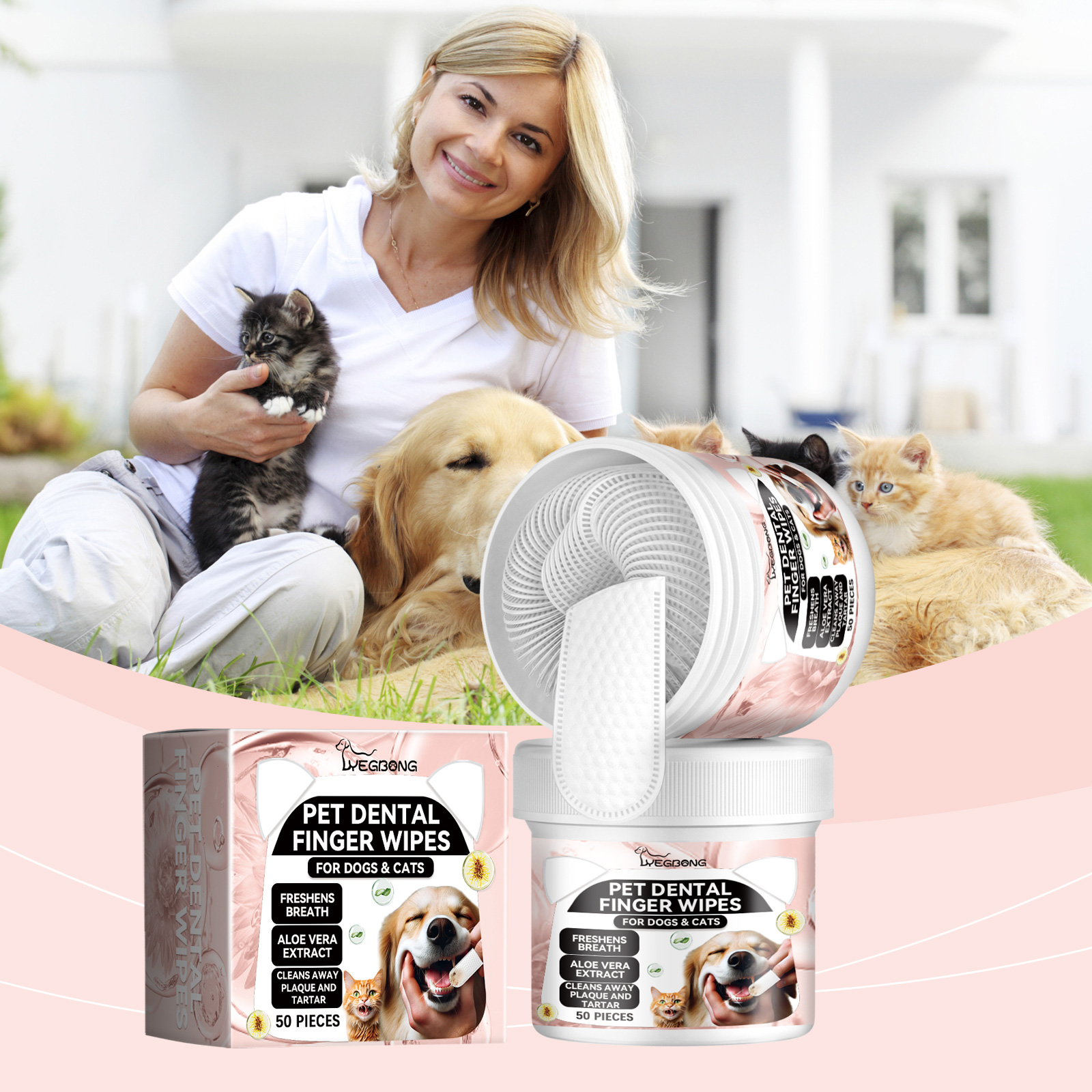 Yegbong Toothbrush 120ml Dental Care Support for Dogs and Cats - SKU00014371 - Image 2