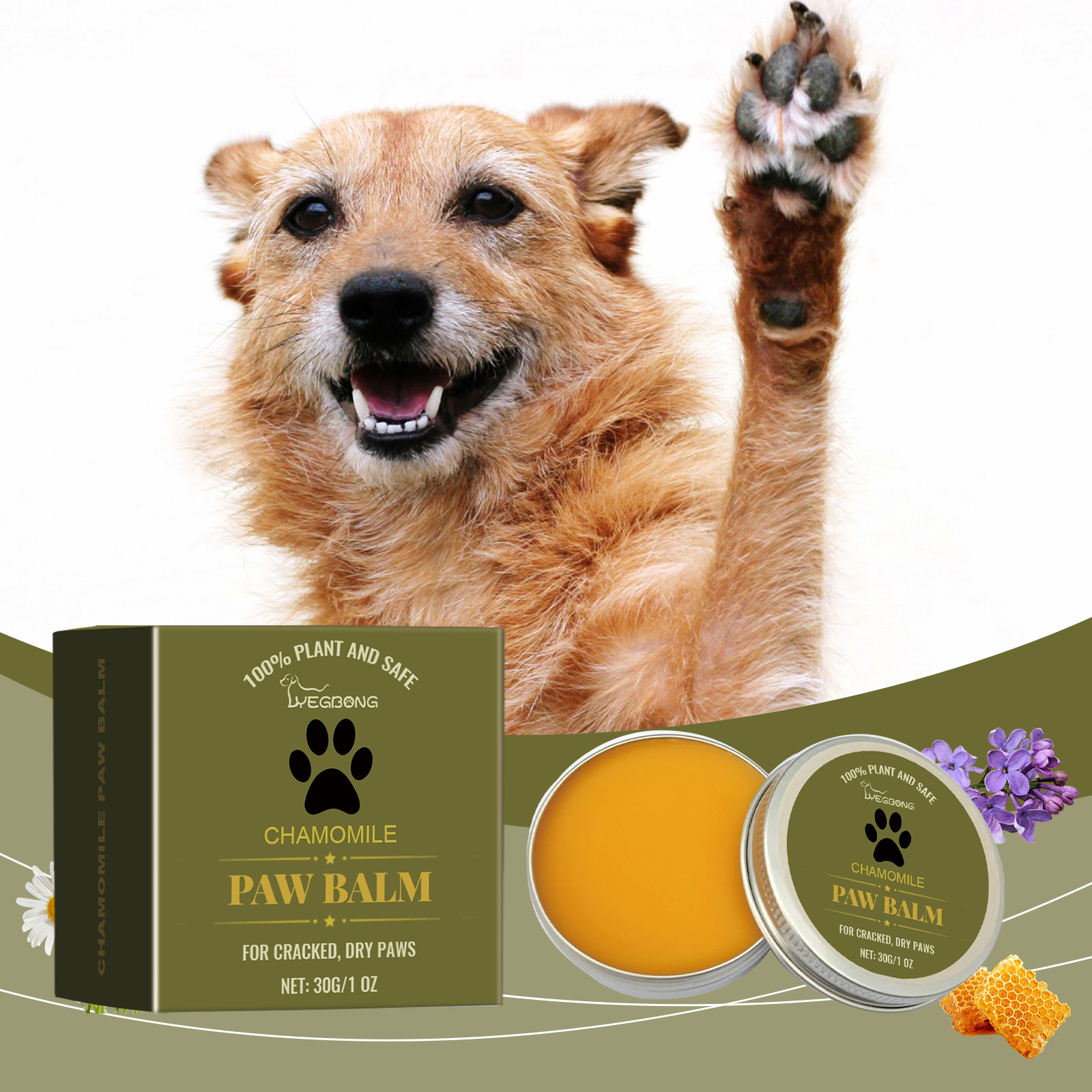 Yegbong Paw Balm 120ml Moisturizing Support for Dogs and Cats - SKU00015000 - Image 2