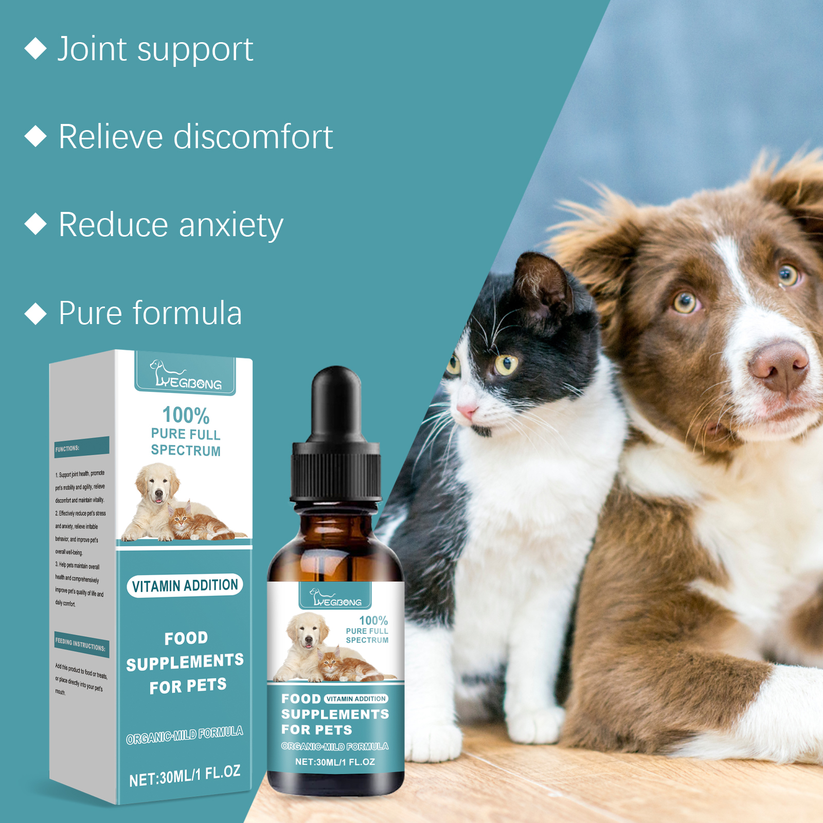 Yegbong Dietary Supplement 120ml Daily Wellness Support for Dogs and Cats - SKU00017520 - Image 4