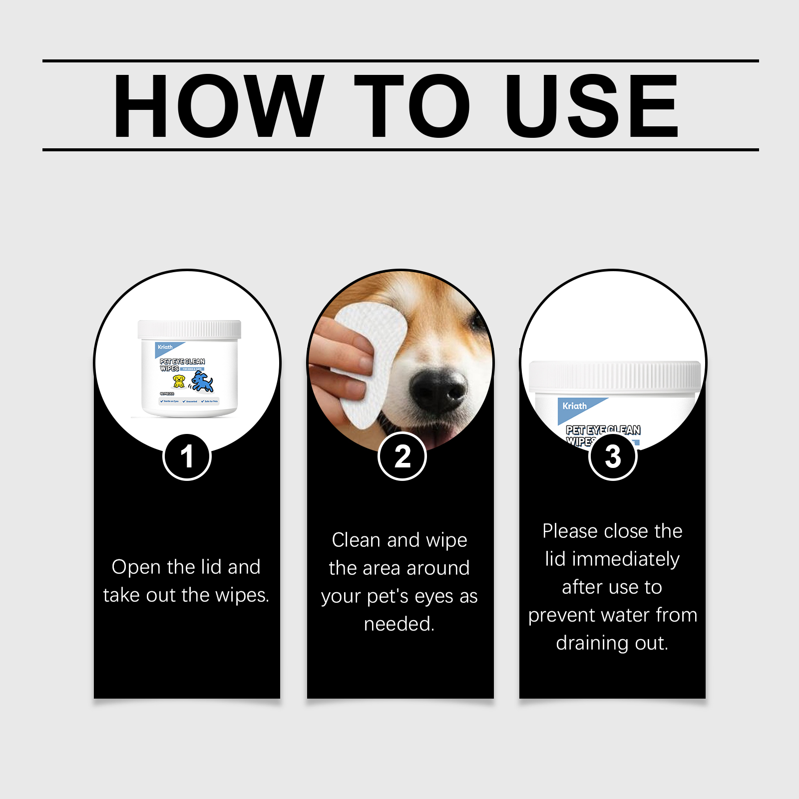 CKCU Tear Stain Remover 120ml Tear Stain and Eye Comfort Daily Eye Care for Dogs and Cats - SKU00037745 - Image 5