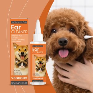 Yegbong Ear Cleaning Solution 120ml Ear Odor and Wax Control Gentle Ear Care for Dogs and Cats - SKU00000024