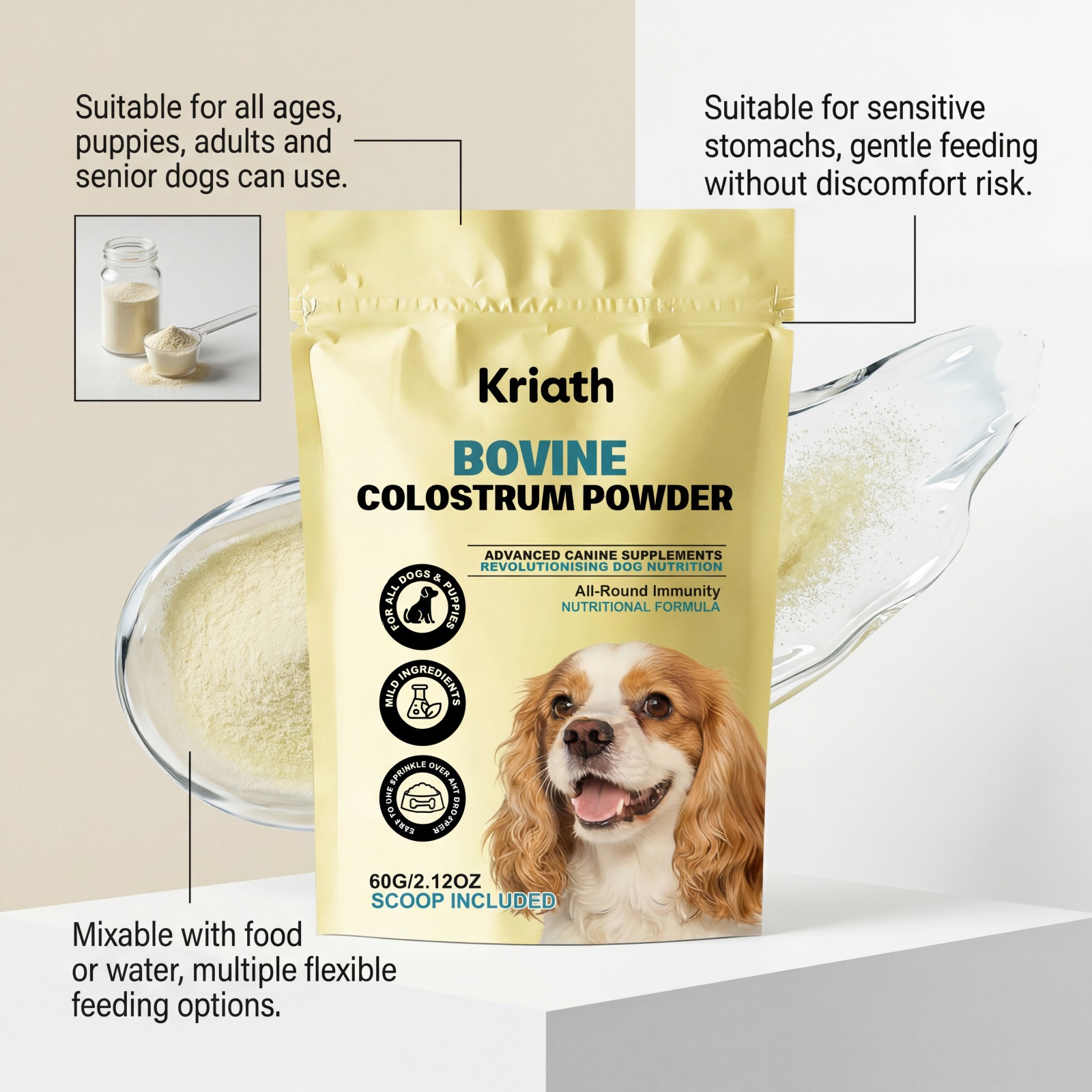 Kriath Pet Health Supplement 120ml Daily Wellness Support Daily Pet Care for Dogs and Cats - SKU00026564 - Image 5