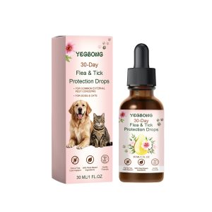 Yegbong Flea & Tick Prevention Drops - Pet Coat Care Solution