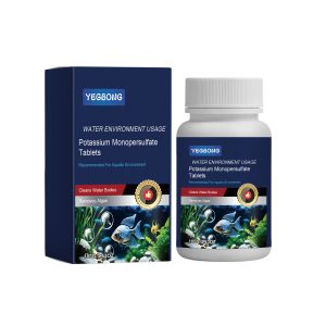 Yegbong Potassium Monopersulfate Tablets - Water Clarifier & Oxygenator for Aquariums