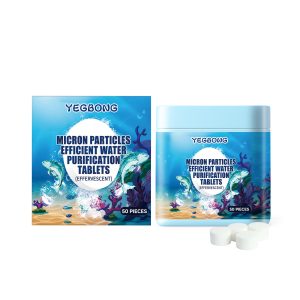 Yegbong Micron-Level Water Purification Tablets - Fast-Dissolving Aquarium Cleaner