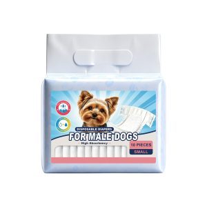EelJoy Male Dog Disposable Diapers - Absorbent & Breathable
