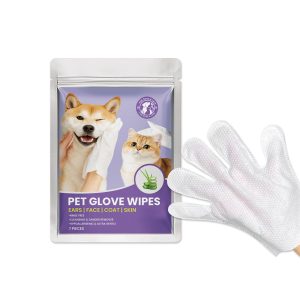 AMZ Pet Glove Wipes - Convenient Full-Body Cleaning for Cats & Dogs