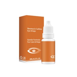 AMZ Pet Neomycin Sulfate Eye Drops - Gentle Eye Care for Dogs & Cats